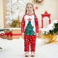 thumbnail image 2 of Ruiwill Girl Outfit Set Outfit Long Sleeve Pullover Sweater Pants Two Piece Holiday Party Wear Cozy Home Loungewear Crew Neck Print Girl Clothes Red Size 12-24 Month, 2 of 4