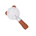 thumbnail image 3 of Mini ventilador de mano Viajes de verano Senderismo Camping Ventilador portátil eléctrico recargable con 3 modos, Marrón seitruly HA8617-03B, 3 of 6