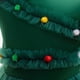 thumbnail image 4 of Odeerbi Las Niñas de Navidad Vestido de Princesa de Satén de Tul Tutu Vestido de Manga de Volantes de Encaje de Cuello Redondo Bordado Vestido de Malla, 4 of 9