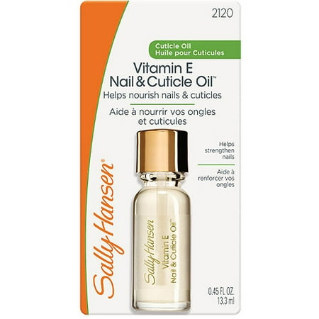 Sally Hansen Vitamin E Nail & Cuticle Oil Cuticle Care .45 Oz