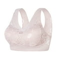 thumbnail image 3 of Uvwlwu Wireless Jelly Bras for Women, Women's Summer Ice Silk Seamless Beauty Back Bra Gathers Together Wipe Bra Lace Underwear Women's Chest Wrap Sports Vest, 3 of 3