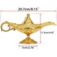 thumbnail image 4 of CATPAN Vintage Magical Legend Aladdin's Genie Lamp for Home /Wedding Table Decoration,Collectable Rare Classic Arabian Costume Props Lamp Pot &Gift for Party/Halloween/Birthday(Blue), 4 of 18