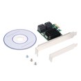 thumbnail image 4 of Tarjeta adaptadora PCI-E a 4 puertos SATA3.0 Tarjeta de expansión PCI-E a SATA3.0 Velocida Eccomum Tarjeta de expansion, 4 of 4