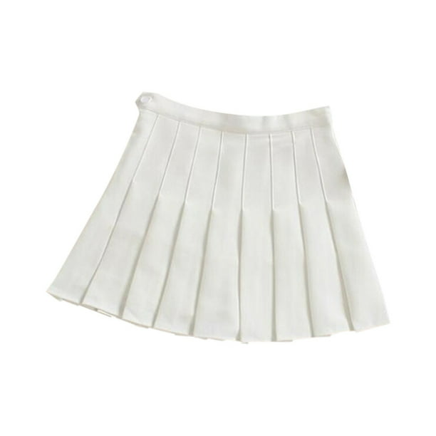 Pleated Skirt High Waisted Pleated Skirt A Line Skirt Casual Skirt