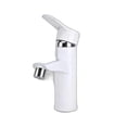 thumbnail image 1 of Llave Mezcladora De Lavabo Monomando Grifo Baño Blanco Lujo Aquaway Ottawa, 1 of 3