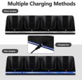 thumbnail image 4 of 2025 Newest 4 in 1 Wii & Wii U Remote Control Charging Station with 4, 4 of 5