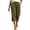 Green, variant on High Waisted Pants for Women Capris Pants Beach Pants Elastic Waist with Pocket Pants Casual Loose Solid Yoga Trousers Pants