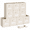 Beige-11", variant on Fabric Cube Storage Baskets Dark pink 11" Set of 10