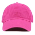 thumbnail image 2 of Newhattan Plain 100% Cotton Hat Men Women Adjustable Baseball Cap, 2 of 2