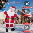thumbnail image 4 of Walsunny 39" Christmas Santa Light Holiday Outdoor Decorations for Garden Lawn, 4 of 7