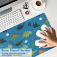 thumbnail image 4 of Long Mouse Pads for Desk,Blue Cartoon Dinosaurs Mountains Pattern Desk Mats on Top Of Desks, Desk Mouse Pad Extra Large with 3mm Non-Slip Base and Stitched Edge for Gaming,Office,Work,Home 31.5"x15.7", 4 of 6