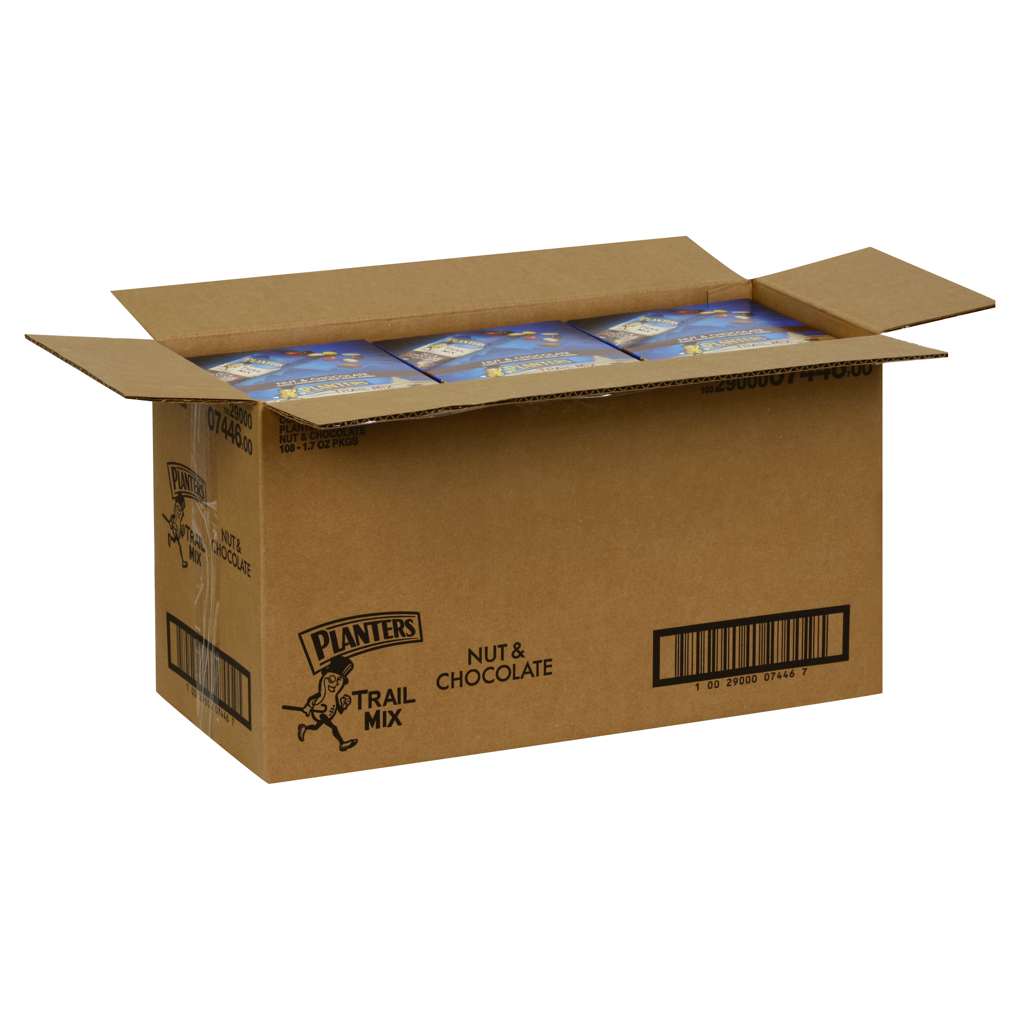 108 PACKS : Planters Trail Mix, Nuts & Chocolate, 1.7-Ounce Tubes
