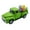 Green, variant on Easter Truck Decor, Vintage Metal Pickup With Eggs, Spring Holiday Ornament