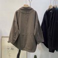 thumbnail image 4 of LOVZFMLL Vestes pour Femmes, Cardigan à Revers Uni, Veste de Complet, 4 of 7