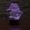 thumbnail image 4 of YSITIAN 3D Cartoon Frog 3D Night Light 7 Color Change LED Table Lamp Xmas Toy Gift YT-7639, 4 of 4