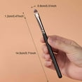 thumbnail image 4 of Flat Rounded Concealer Brush, Soft Dense Synthetic Bristles Blending Brush For Powder Cream Concealer Eyeshadow, 4 of 6