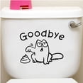 thumbnail image 1 of Xihbxyly Ofertas Diarias Del Día Prime Solo Hoy Adhesivo para Inodoro, Baño, Habitación, Adiós, Bricolaje, para Pared, Refrigerador, Hogar, 1 of 3