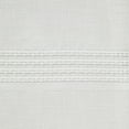 thumbnail image 5 of Arezzo Sheer Tone on Tone Slub Dual Header(Back Tab/Rod Pocket) Curtain Panel 52" x 95" in White, 5 of 6