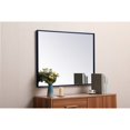 thumbnail image 2 of Elegant Decor MR42736BL 27 x 36 in. Metal Frame Rectangle Mirror, Blue, 2 of 2