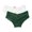 Green, variant on Kmdttou Period Underwear for Women Sexy Lace High Cut Panties Comfort Bikini Panty Stretch Underpants Breathable Ladies Briefs (Regular & Plus Size) Beige-L