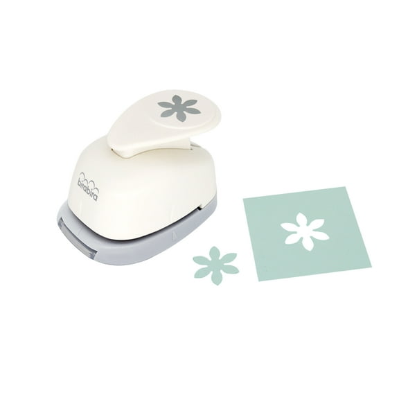 Bira Craft 1 inch Daisy 2 Shape Lever Action Craft Punch for Paper Crafting Scrapbooking