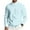Light Blue_002, variant on Domuza Crew Neck Sweaters for Men Long Sleeve Ribbed Textured Knitted Sweaters Fall Winter Warm Trendy Classic Fit Solid Color Pullover Top Yellow XL