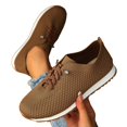 thumbnail image 5 of Willtoo Women’s Orthopedic Dress Shoes Knit Mesh Lace Up Walking Sneakers with Arch Support, Lightweight Breathable Low Top Casual Shoes, Fashion Comfort Daily Footwear, 5 of 6