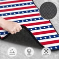 thumbnail image 3 of Honeii American Patriotic Stars And Stripes Print Car Foot Mat Four-Piece Set - Front & Rear Universal Car Floor Mats for SUVs, Trucks, Sedans, 3 of 7