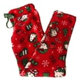 thumbnail image 1 of Cartoon Cat Pajama Pants Hellow Cat Indoor Pants For Women Girls Cute Cat Flannel Comfy Sleep Bottoms, 1 of 3