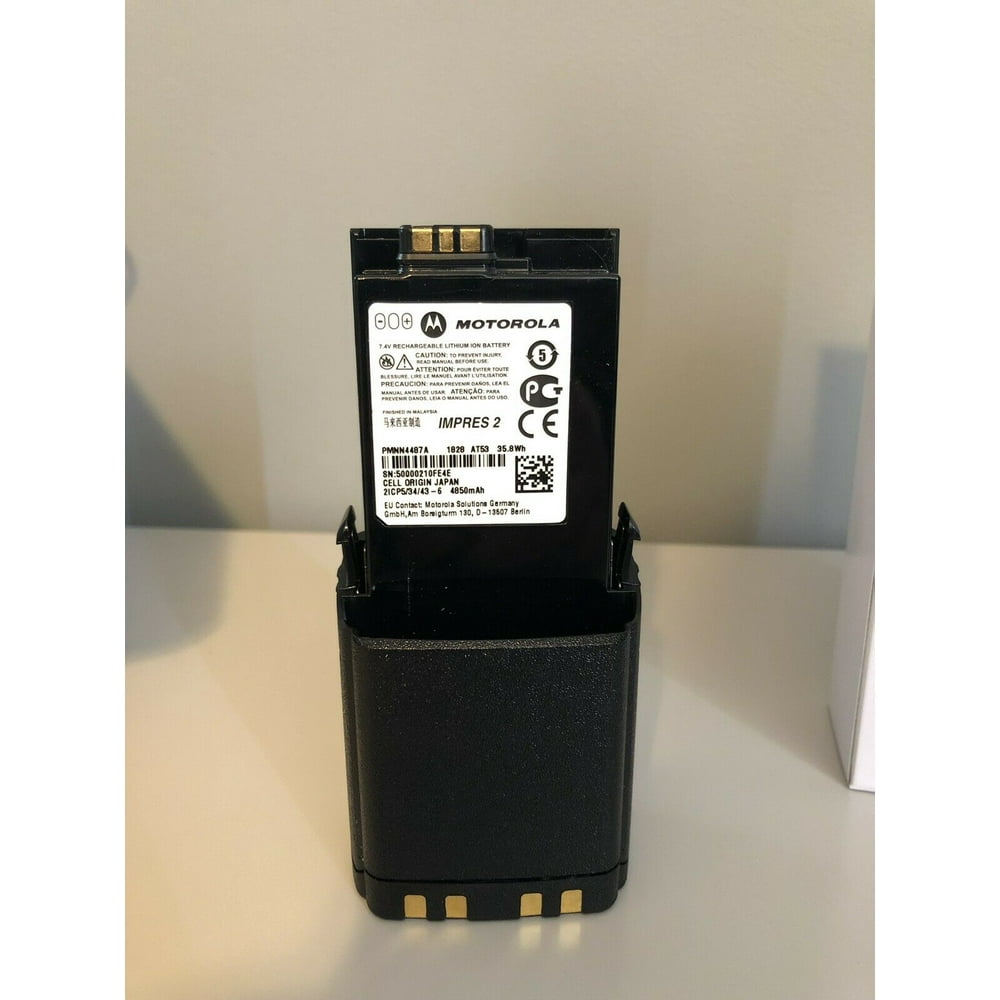 Motorola PMNN4487A IMPRES 2 High-capacity 4850 mAh LiIon battery ...