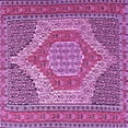 thumbnail image 1 of Ahgly Company Indoor Square Persian Purple Traditional Area Rugs, 3' Square, 1 of 4