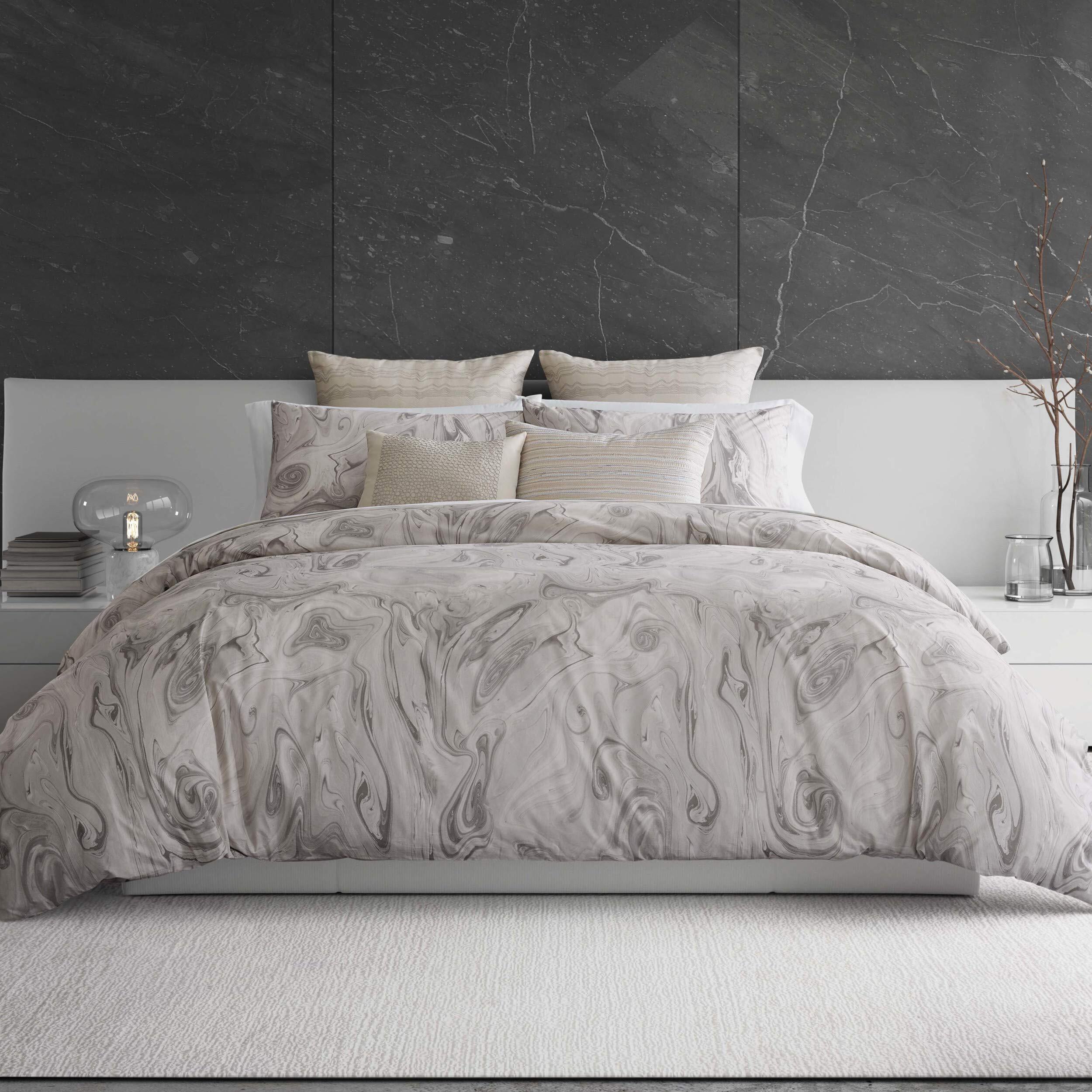 Vera Wang Marbled Bedding Duvet Cover