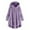 Purple#womens fleece button up jacket, variant on Sherpa Jackets for Women Pullover Womens Plus Size Button Plush Tops Solid Color Hooded Loose Cardigan Wool Coats Winter Jacket Warm Outwear 2024