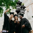thumbnail image 4 of PMU Graduation Bouquet with (3) 18 Inch Congrats Grad Star & (3) 22 Inch Solid Star Shape Black Mylar Balloons Pkg/6, 4 of 8
