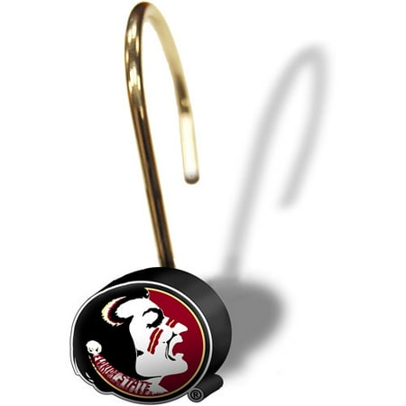 NCAA Florida State Seminoles Shower Curtain Rings, Set of 12