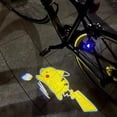 thumbnail image 2 of Sanrio My Melody Cinnamoroll lámpara de bienvenida para puerta de coche, proyector dinámico de vehículo eléctrico, lámpara Kawaii Rushing Pikachu, decoración de coche, 2 of 5