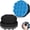Black+Blue Large, variant on 2 Pack Hex-Grip Small Tire Shine Applicator Pads, Durable Reusable Auto Sponge Supplies, Ideal for Evenly Applying Tire Dressing After Vehicle Car Wash