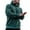 Green, variant on LUOGENLI Zipper Hoodies for Men Big and Tall Man Autumn Plush Hoodie Fuzzy Solid Color Letter Label Long Sleeve Pockets Hooded Sweatshirt Hoodies for Men Zip up Navy Blue Green Size L