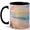 Black, variant on Pastel Beach Sunrise 11oz Ceramic Mug, Seashell Shore Coffee Cup