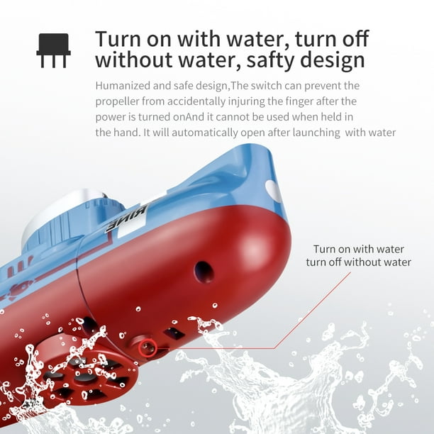 Universal - Vitesse radio télécommande sous-marin électrique mini  sous-marin RC jouets pour enfants, sous-marin RC