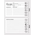 thumbnail image 3 of Inkdotpot 4x6 Inch Recipe Cards (Set of 50) , Thick Double Sided Premium Card Stock- Modern Style White Recipe Notecards for Weddings- Bridal- Baby Shower - Spices Theme, 3 of 6