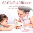 thumbnail image 2 of Baby Nail Trimmer Electric, Baby Nail Clippers Safe Baby Nail File Kit Trim Polish Grooming Kit for Newborn Infant Toddler or Adults Toes Finger Care, 2 of 8