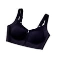 thumbnail image 3 of Antinious Women Wireless Bras Push Up Seamless Front Zipper Adjustable Strap Solid, 3 of 3