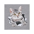 thumbnail image 6 of Sunny Fashion Girls Dress Gray Cat Print 3D Graphic Basic Tunic Long Sleeve Playwear Daily Comfortable 6 Years, 6 of 7