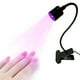 thumbnail image 1 of Lámpara LED de noche para el mercado, luz de estudio para dormitorio, lámpara de uñas morada con curado de pegamento UV, luz con abrazadera de manguera USB, 1 of 5