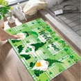 thumbnail image 5 of MXTPOV St Patricks Day Floor Mats, Clovers Gnomes Rug Non-slip, Front Door Mat for Indoor Outdoor, St Patricks Day Decorations Door Mat, Home Decor, 15.7x23.6 in, 5 of 5