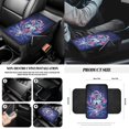 thumbnail image 6 of Renewold Wolf Flower Butterfly Forest 14 Pack Car Accessories, Universal Auto Seat Protector Steering Wheel Seatbelt Strap Pad Trash Can Armrest Pad Cup Holders Rearview Mirror Handbrake Cover Set, 6 of 7