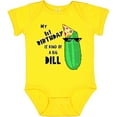 thumbnail image 3 of Inktastic My 1st Birthday is Kind of a Big Dill Pickle in Sunglasses Boys or Girls Baby Bodysuit, 3 of 5