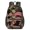 Pioneer Flower Floral Print Pattern-3, variant on Pioneer Flower Floral Print Pattern 17" School Backpacks for Teens,Waterproof Oxford Fabric,S-Shape Padded Straps for School,Travel,Hiking,Camping