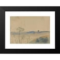 thumbnail image 2 of Hercules Brabazon Brabazon 24x18 Black Modern Framed Museum Art Print Titled - Rome from Monte Mario, 2 of 5